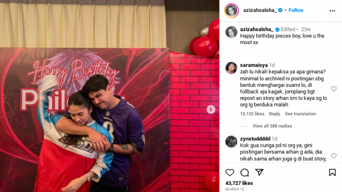 Foto mesra Azizah Salsha bareng mantan pacar [Instagram/@azizahsalsha_]