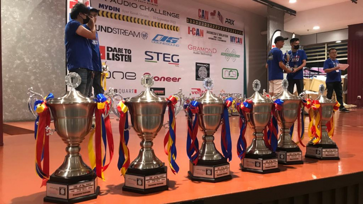 Piala yang berhasil dibawa pulang tim Indonesia [Tim Selebtek]