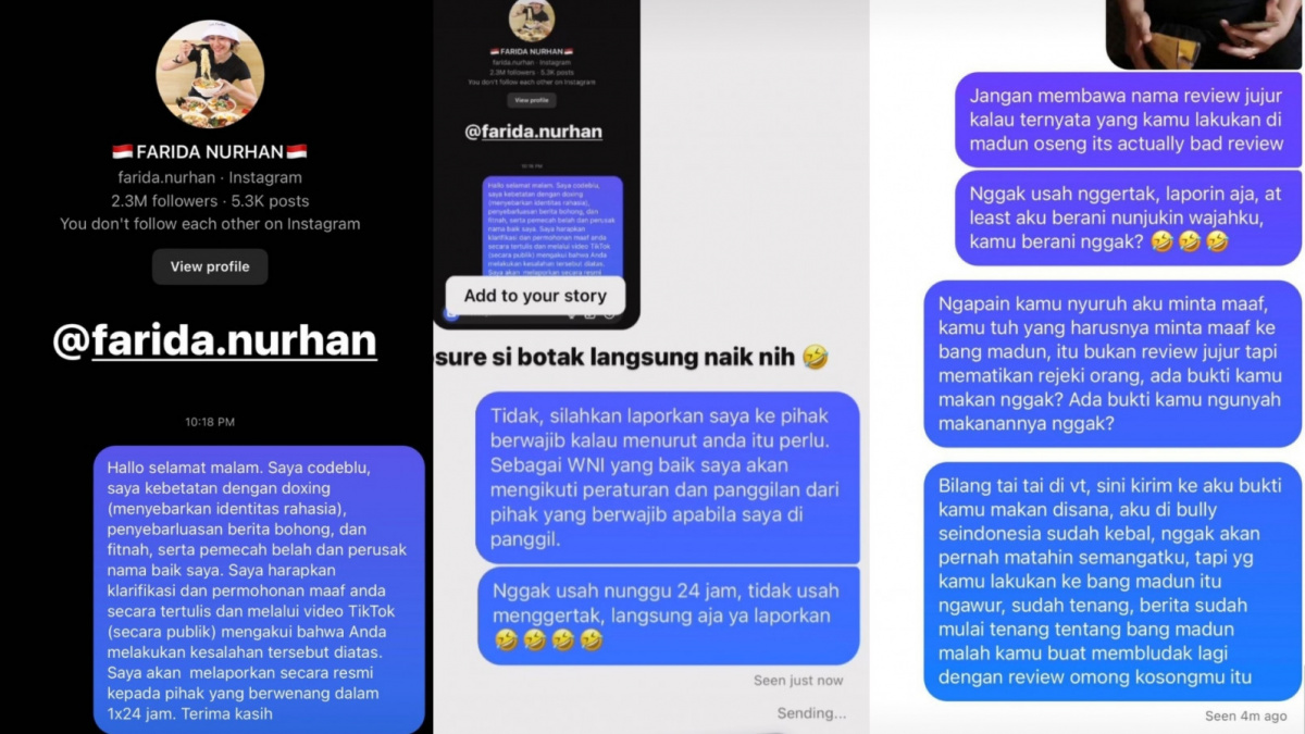 Unggahan Instagram Farida Nurhan [Instagram/@farida.nurhan]