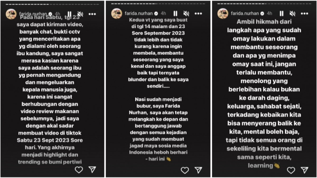 Farida Nurhan menyesal membantu bang Madun