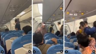 Viral, Seluruh Penumpang Kompak Turun Pesawat Karena Tak Kunjung Terbang