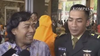 Komeng Bangga! Keponakannya Jadi Perwira TNI