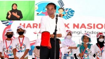 Meriahkan Hari Anak Nasional, Begini Tanggapan Jokowi Soal Kasus Kekerasan pada Anak