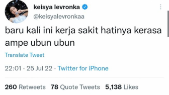 Keisya Levronka Curhat di Twitter, Diduga Sakit Hati Karena Disarankan Lipsync oleh Ivan Gunawan