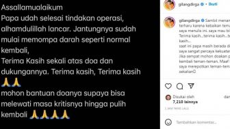 Begini Kondisi Terakhr Ayah Gilang Dirga yang Sempat Kritis