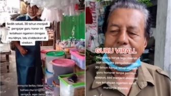 Viral! Guru Honorer Mengabdi 30 Tahun Kini Kedapatan Ngamen di Pasar Karena Jeritan Ekonomi