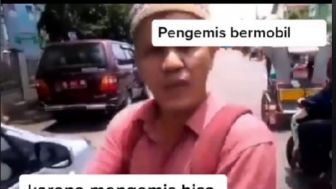 Pengemis Ngamuk Kepergok Bawa Mobil Mewah Usai Minta-minta, Netizen: Pada Kena Prank