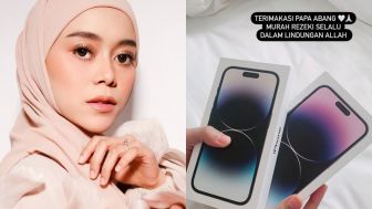 Lesti Kejora Pamer iPhone dari Rizky Billar, Warganet: Paling Pake Duit Dia