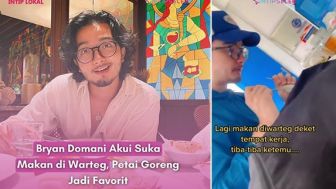 Beredar Video Bryan Domani Makan di Warteg, Netizen Bahas Soal Privasi