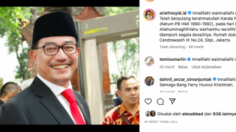Berita Duka! Ferry Mursyidan Baldan, Eks Menteri ATR Meninggal Dunia