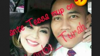 Dicap Kumpul Kebo dengan Pilot Calon Dewi Perssik, Begini Reaksi Tessa Kaunang