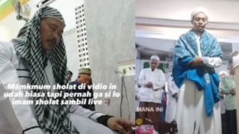 Bikin Geger! Imam Salat Tarawih Sambil Live TikTok, Ini Kata MUI