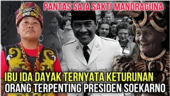 Cek Fakta: Pantas Sakti Mandraguna, Ida Dayak Ternyata Keturunan Orang Terpenting Presiden Soekarno