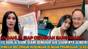 Cek Fakta: Iis Dahlia Sebar Foto Mesra Suaminya Dengan Pramugari Cantik