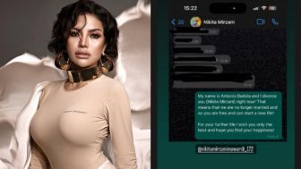 Nikita Mirzani Serang Antonio Dedola di Instagram, Berujung Diceraikan Lewat Pesan WhatsApp