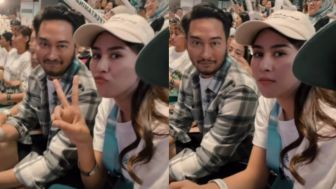 Syahnaz dan Jeje Duduk Santuy Nonton Tenis Usai Heboh Skandal Perselingkuhan dengan Rendy Kjaernett, Netizen: Lady Hatinya Hancur loh!