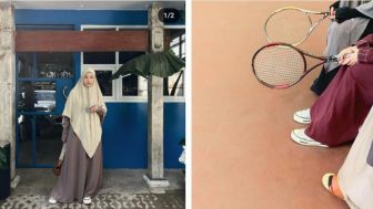 Setelah Menjanda Natasha Rizky Ikutan Main Tenis, Warganet: Biar Syar'i yang Penting Kece