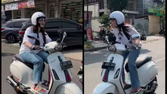 Tampil Perdana Mengendarai Vespa Tanpa Hijab, Nathalie Holscher Dituding Login Karena Cinta Manusia