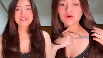 Nathalie Holsher Pamer Tato dan Kenakan Baju Belahan Dada Rendah, Netizen: Duh Bun...