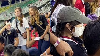 Fuji Tutupi Wajah Saat Kepergok Nonton Pertandingan Asnawi Mangkualam: Effortnya Enggak Main-main