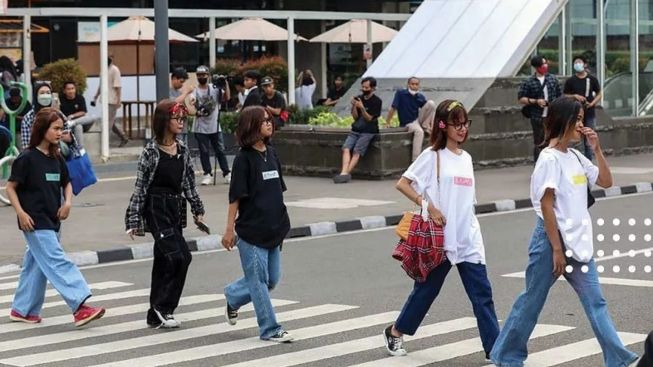 Belasan Motor di CFW Diangkut Petugas, Juru Parkir Liar Protes Keras