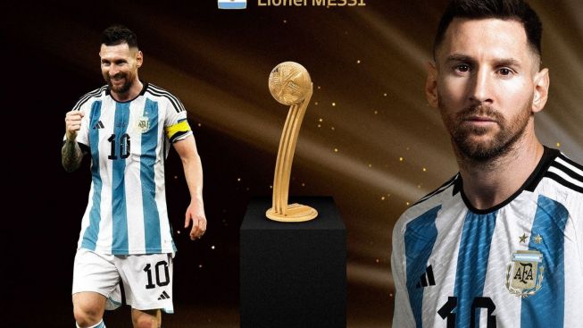 Lionel Messi Cetak Sejarah! Satu-satunya Pemain yang Raih Dua Kali Golden Ball