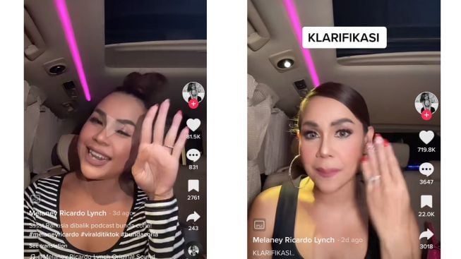 Melaney Ricardo Angkat Bicara Setelah Diduga Minta Tolong di Tiktok Menggunakan Kode Help