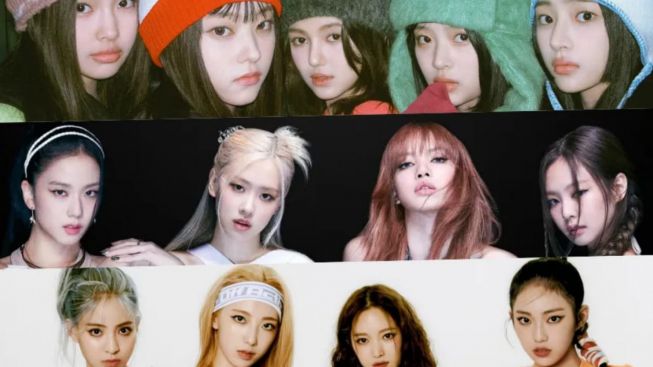 BLACKPINK, NewJeans, H1-KEY: Tiga Besar di Top 30 Girl Group Terpopuler Bulan Februari