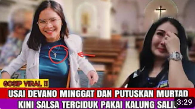 Cek Fakta: Iis Dahlia Menangis, Ditinggal Devano Minggat dan Putuskan Murtad Kini PutrinyaTerciduk Pakai Kalung Salib