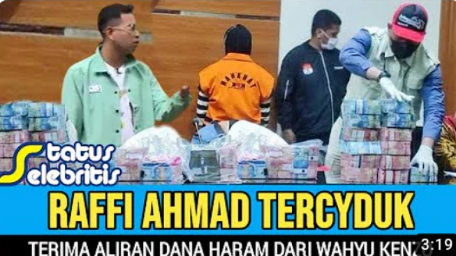 Cek Fakta: Raffi Ahmad Terciduk Terima Aliran Duit Haram Wahyu Kenzo