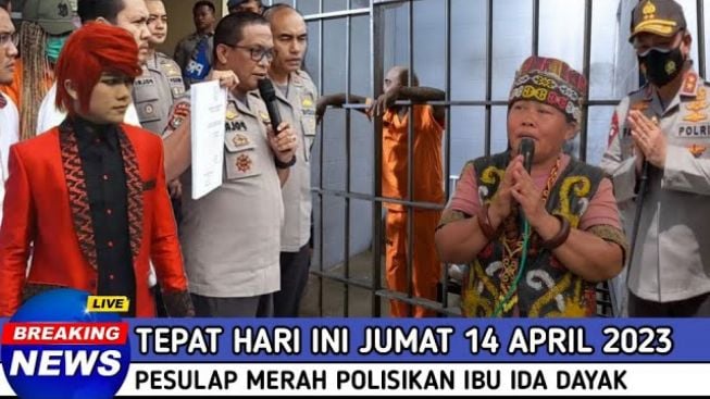 Cek Fakta: Hari Ini Pesulap Merah Polisikan Ida Dayak Sampai Buat Suku Dayak Murka