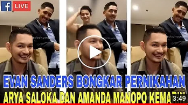 CEK FAKTA: Terbongkar! Evan Sanders Bocorkan Pernikahan Arya Saloka dan Amanda Manopo