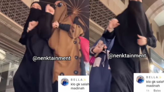 Joget TikTok di Madinah, Wanita Indonesia Ini Gak Tahu Malu Hingga Kena Rujak Netizen: Banyak Duit Sedikit Attitude