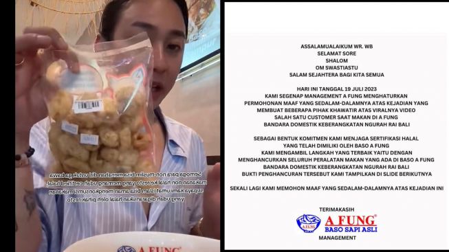 Tegas! Baso Afung Langsung Bertindak Usai Seorang Influencer Membuat Sertifikat Halalnya Terancam