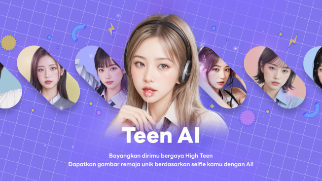 LINE Merilis Teen AI,Foto Remaja yang Dihasilkan oleh AI