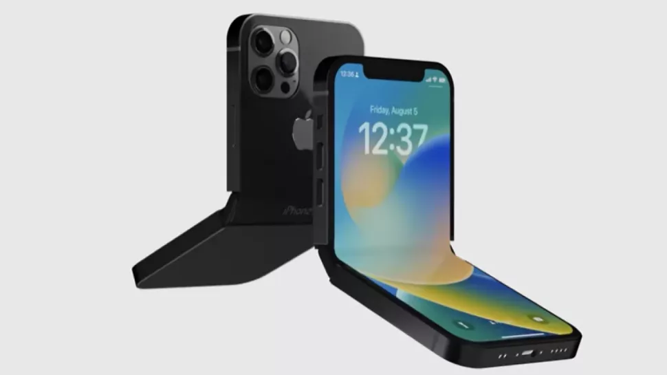 Not wanting to lose to Samsung, it turns out that the iPhone also has a foldable version