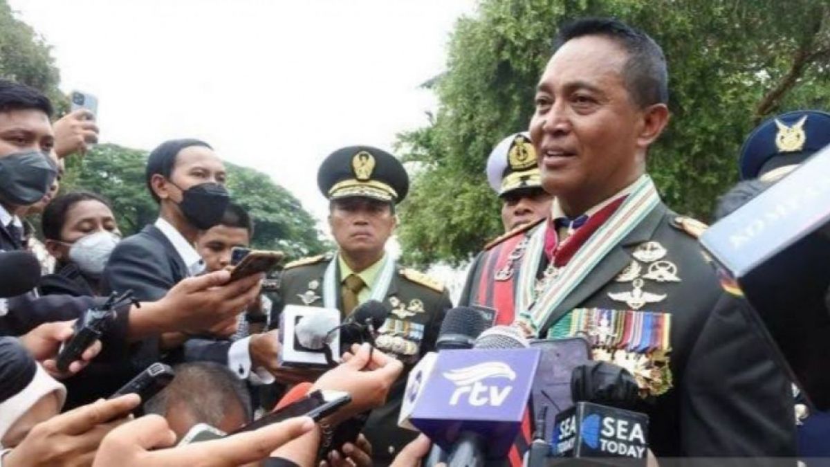 Panglima TNI Jenderal Andika Perkasa akan segera memasuki masa pensiun. (ANTARA Foto/Indra Arief)