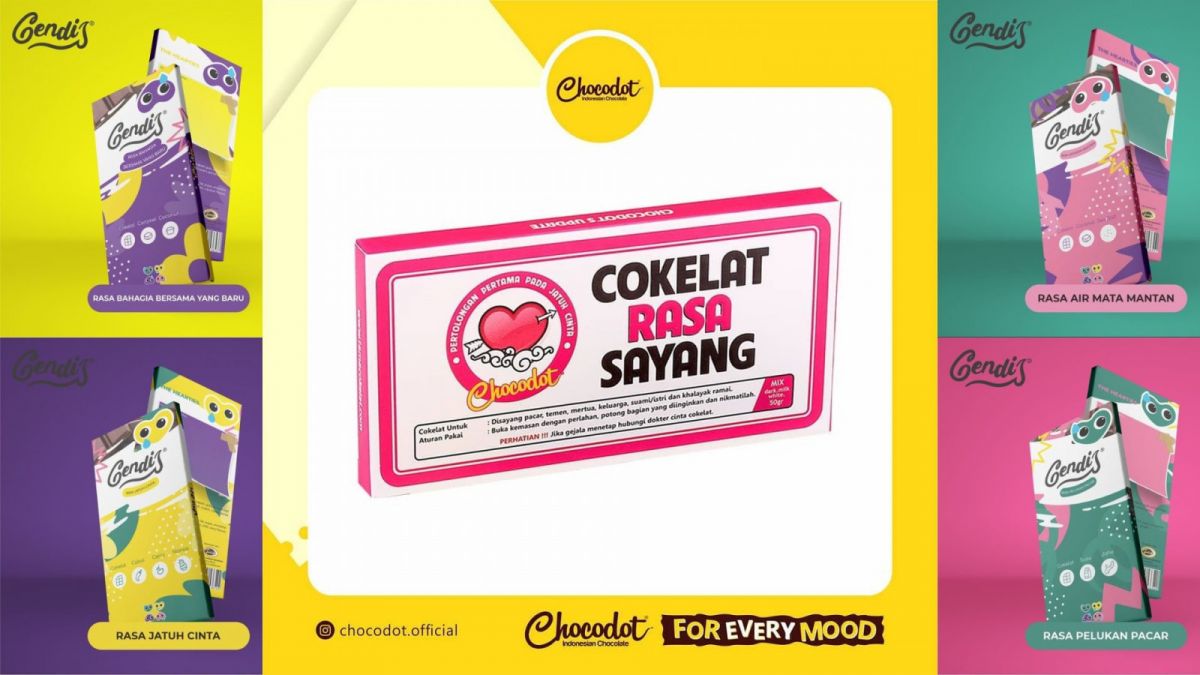 Chocodot edisi Valentine 2023. [Instagram @chocodot.official]