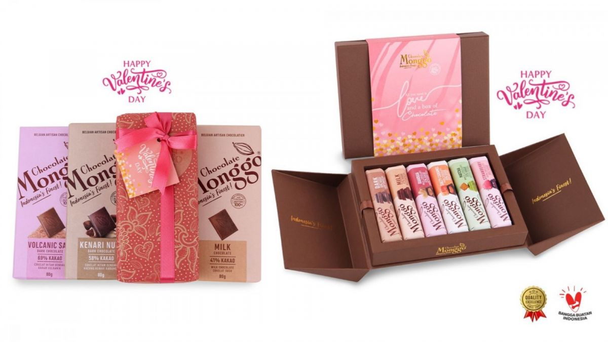 Chocolate Monggo Valentine 2023. [Instagram @chocolatemonggo, Chocolate Monggo Jakarta Tokopedia]