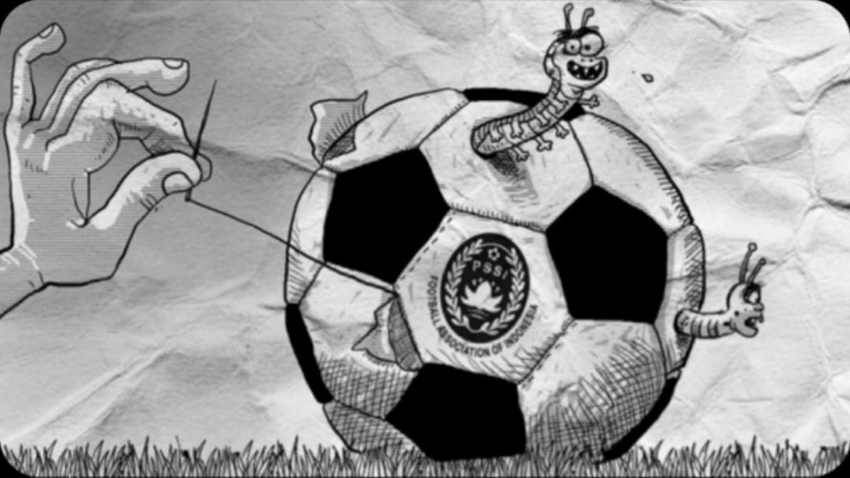 Ilustrasi pungli wasit [@forumwasitindonesia]