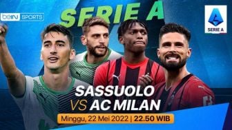 LINK LIVE STREAMING Sassuolo vs AC Milan Malam Ini, akankah Scudetto: Berikut Skenario Inter Milan Juara
