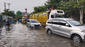 Ternyata Ini Penyebab Rob Tinggi dan Kawasan Pelabuhan Tanjung Mas Banjir 1,5 Meter, Simak Penjelasanya