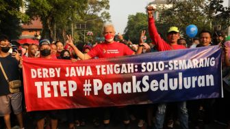 Jelang PSIS Semarang vs Persis Solo, Ganjar Pranowo Minta Suporter Jaga Persahabatan dan Perdamaian