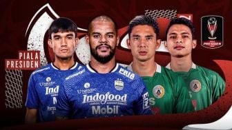 Link Live Streaming Persib Bandung vs PSS Sleman Perempat Final Piala Presiden Malam Ini