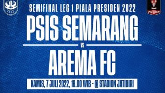 Info Tiket PSIS Semarang vs Arema FC Semifinal Leg 1 Kamis 7 Juli 2022 di Stadion Jatidiri