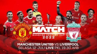 Nonton Gratis Manchester United vs Liverpool, Disiarkan di TV Apa Saja? Cek Jadwal Indosiar dan O Channel Hari Ini