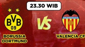 Nonton Siaran Langsung European Match Dortmund Vs Valencia, Link Live Streaming Ada Disini Jadwal MNCTV