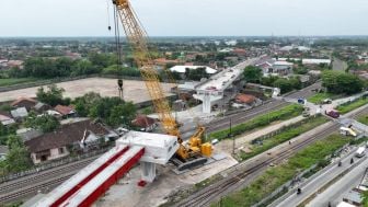 Penampakan Jembatan Layang FO Ganefo Tol Semarang Demak, Capai 79 Persen September Rampung