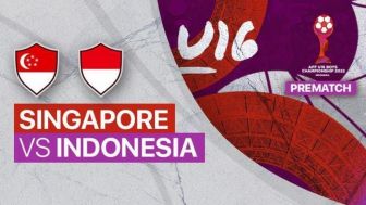 Link Live Streaming Indonesia VS Singapura Piala AFF U16 2022, Penentuan Menuju Semifinal