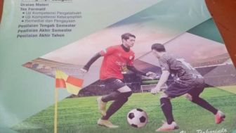 Hehehe, Rizky Billar Masuk Sampul Buku Pelajaran Sekolah, Warganet Bingung: Lebih Tampan dari Pemain Bola Indonesia